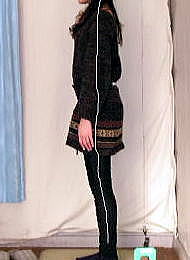 姿勢画像から膝痛の原因を究明します。