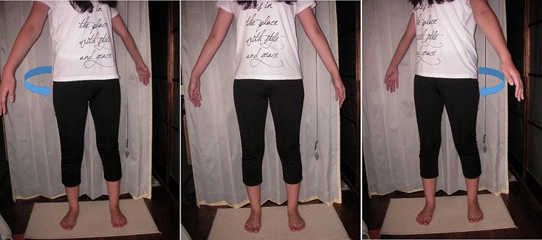 中大アスリートの記録向上のための骨盤ねじり運動測定です。