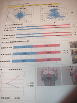 測定されたデータはプリントされて理解されやすい状態に変換されます。