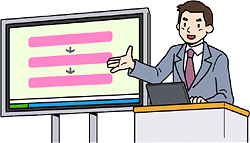 中大アスリートの身体改善のためにプレゼンなども行います。